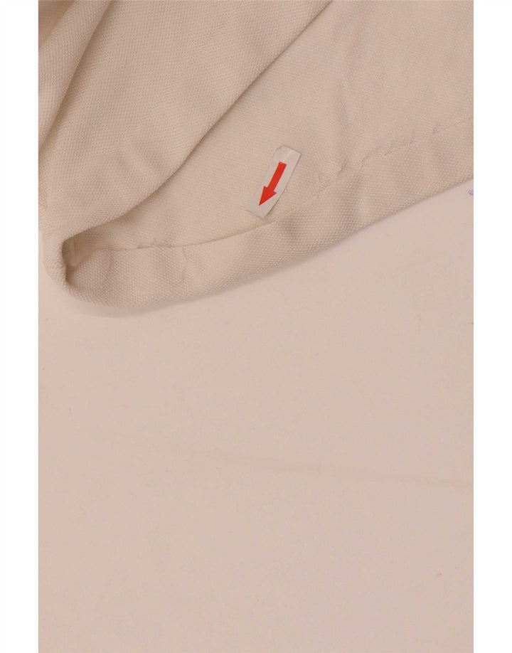 Tricou polo Lacoste pentru bărbați mărimea 5 mare, alb, bumbac