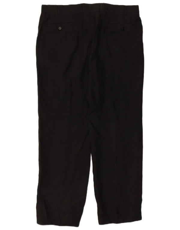 Pantaloni de costum drept bărbați Armani IT 54 2XL W38 L30 In negru