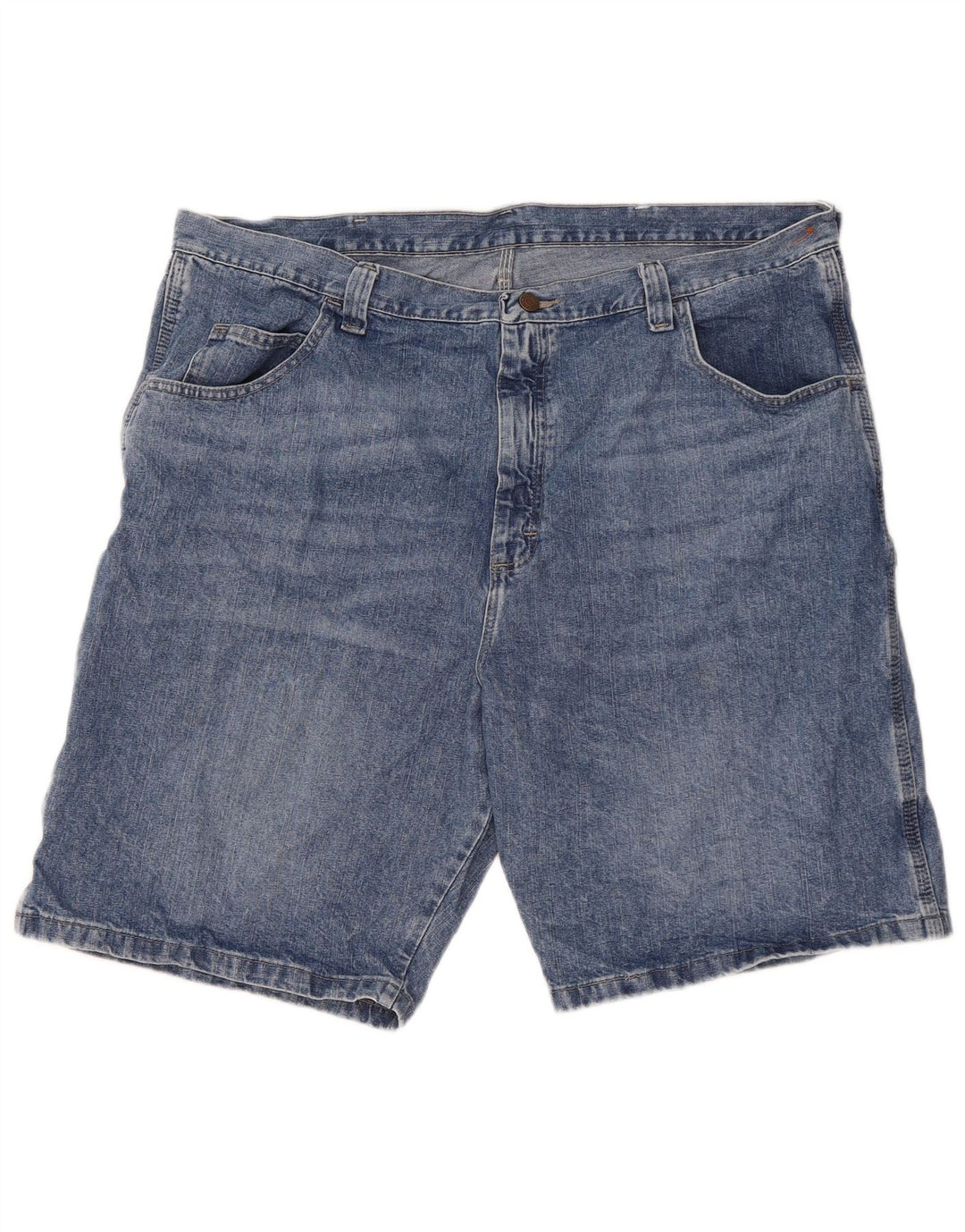 Pantaloni scurți din denim cargo WRANGLER pentru bărbați W42 2XL bumbac albastru