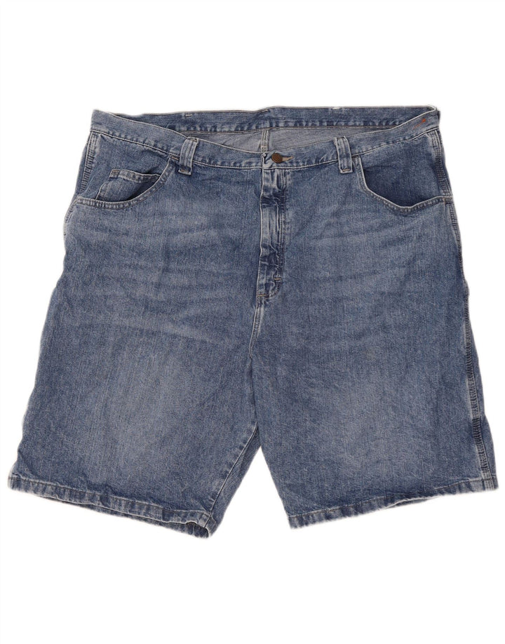 Pantaloni scurți din denim cargo WRANGLER pentru bărbați W42 2XL bumbac albastru