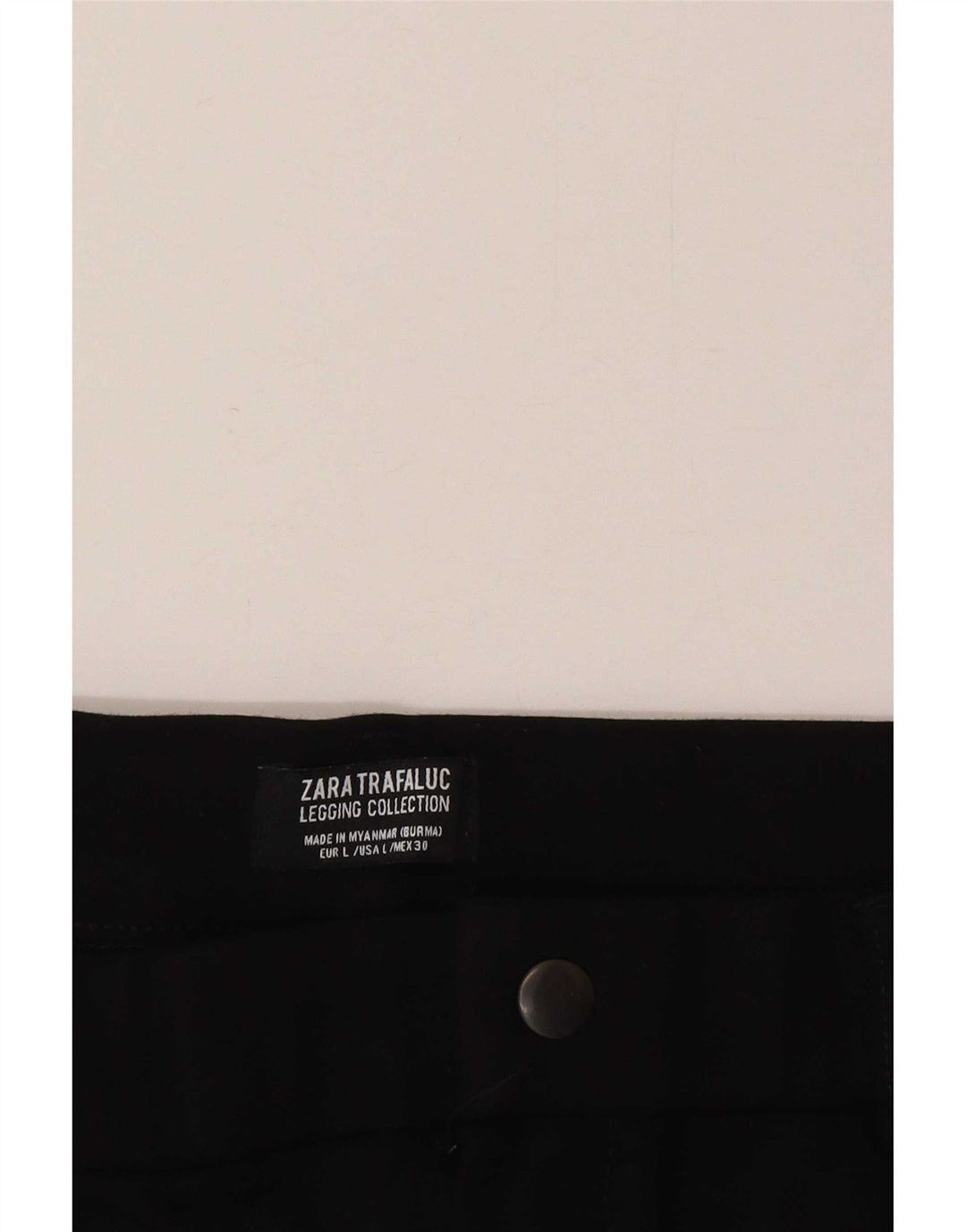 Leggings Trafaluc pentru femei Zara UK 14 Large Black
