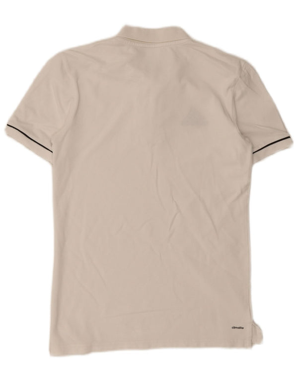 Tricou polo pentru bărbați Adidas Mic alb