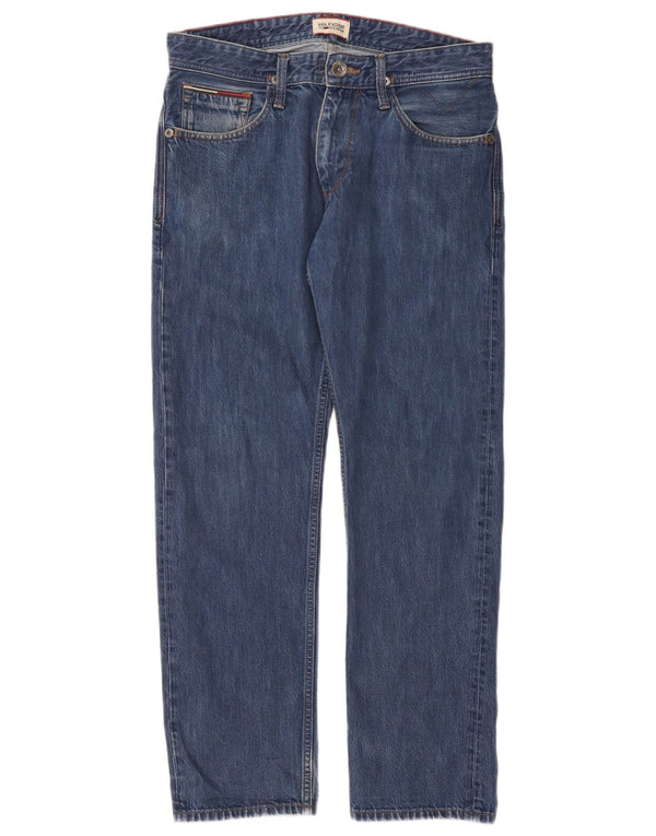 Blugi drepti pentru bărbați Tommy Hilfiger W31 L30 Bumbac albastru