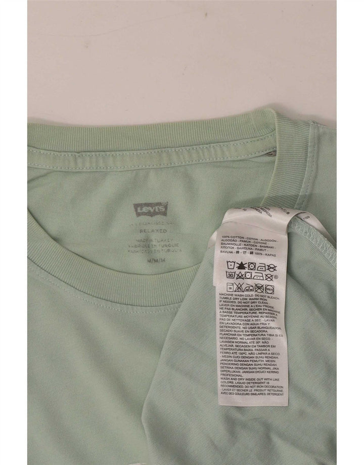 Tricou grafic pentru bărbați Levi's Relaxed Fit Top din bumbac verde mediu