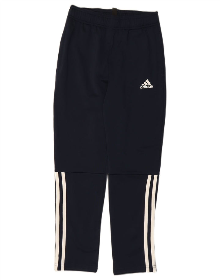 Pantaloni de trening ADIDAS Primegreen pentru băieți 9-10 ani poliester bleumarin
