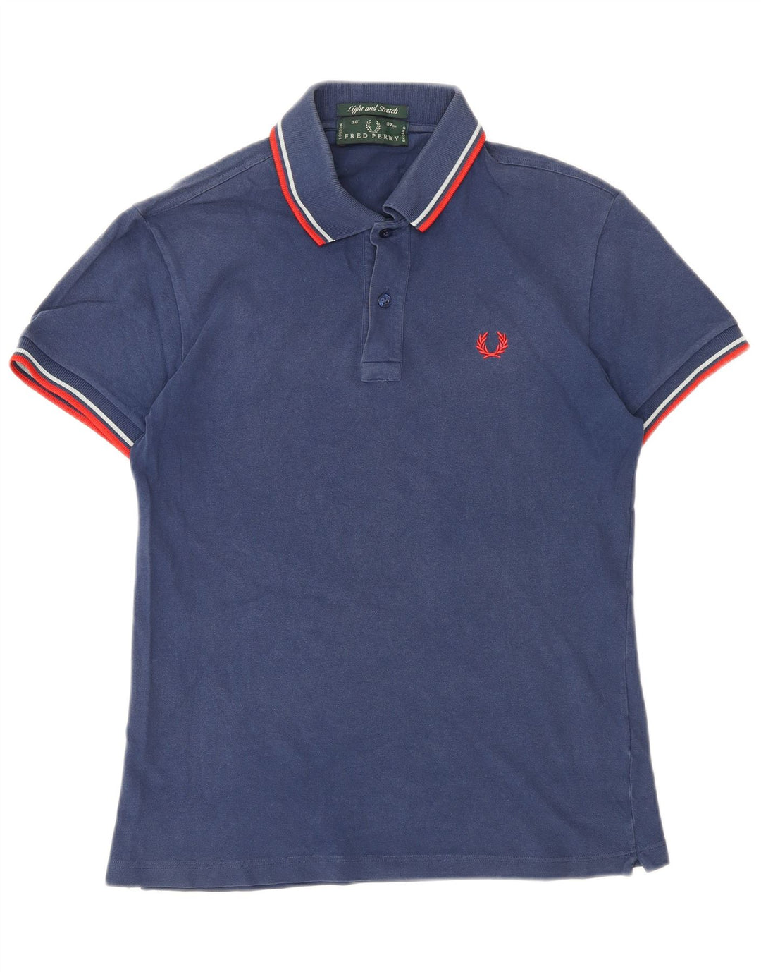 Cămașă polo FRED PERRY pentru bărbați, bumbac, albastru bleumarin
