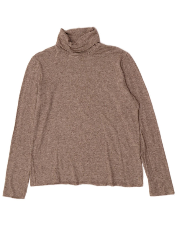 Bluză pentru femei Zara cu gât rulat, UK 18 XL, maro