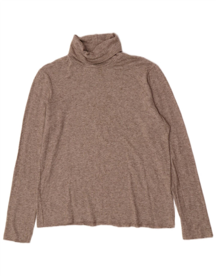 Bluză pentru femei Zara cu gât rulat, UK 18 XL, maro