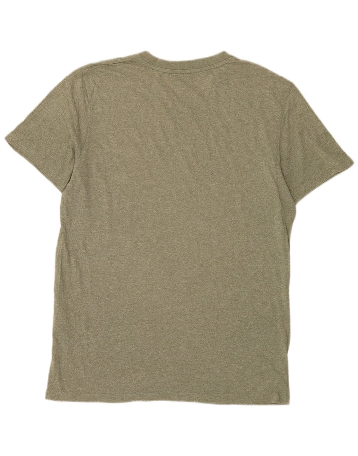 Tricou Jack & Jones pentru bărbați Top mare din bumbac kaki