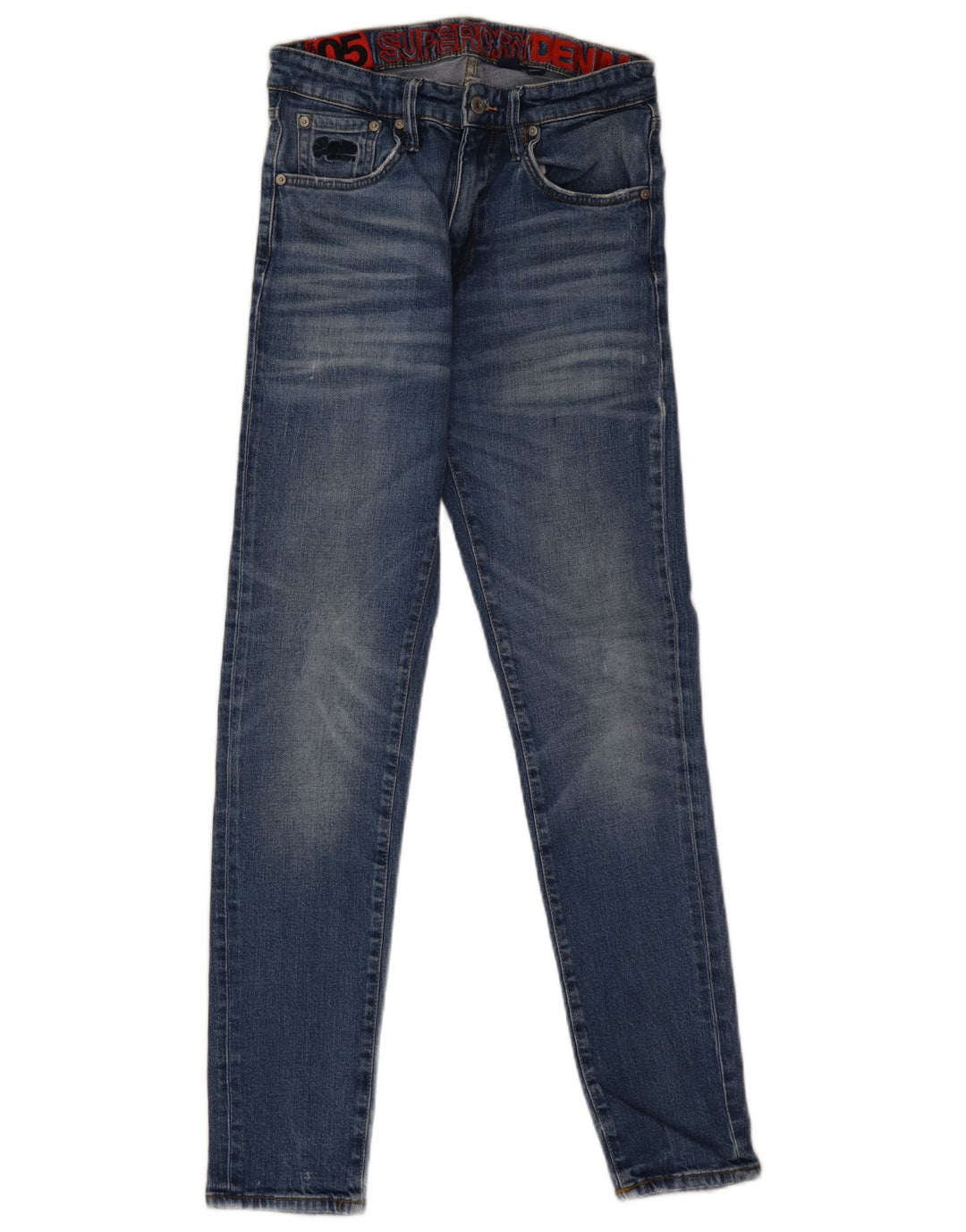 Blugi skinny pentru femei Superdry W28 L30 albastru