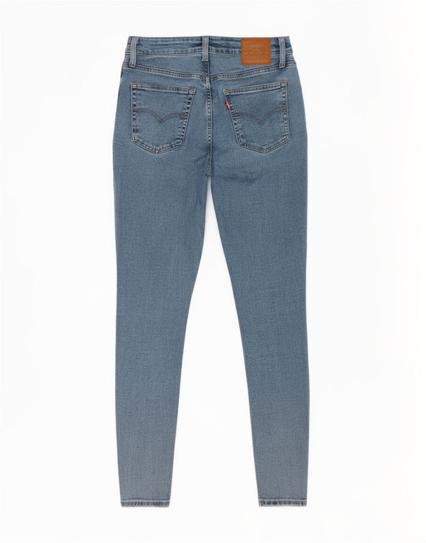 Blugi skinny cu talie mare 721 Levi's pentru femei L27 L28 Albastru