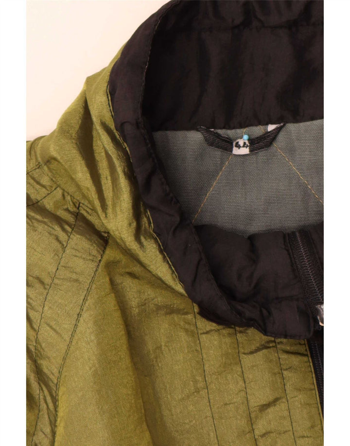 Jachetă vintage pentru bărbați UK 44 2XL Verde Poliester color bloc