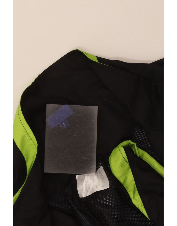 Jachetă de trening Asics pentru bărbați, mare, negru, poliester bloc de culoare