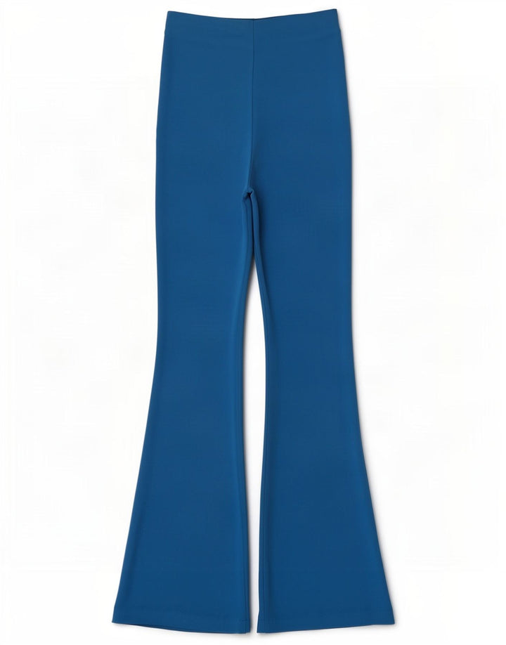 Pantaloni de trening Zara pentru femei Flare UK 8 Small Blue