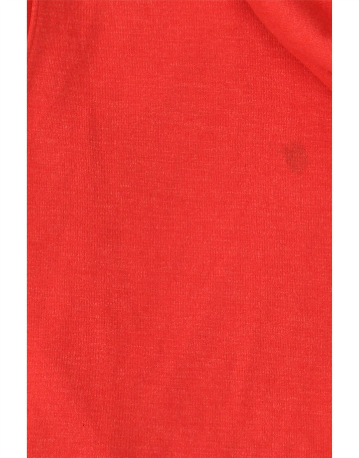 Pulover cu glugă pentru băieți UNDER ARMOUR 15-16 ani XL bumbac roșu