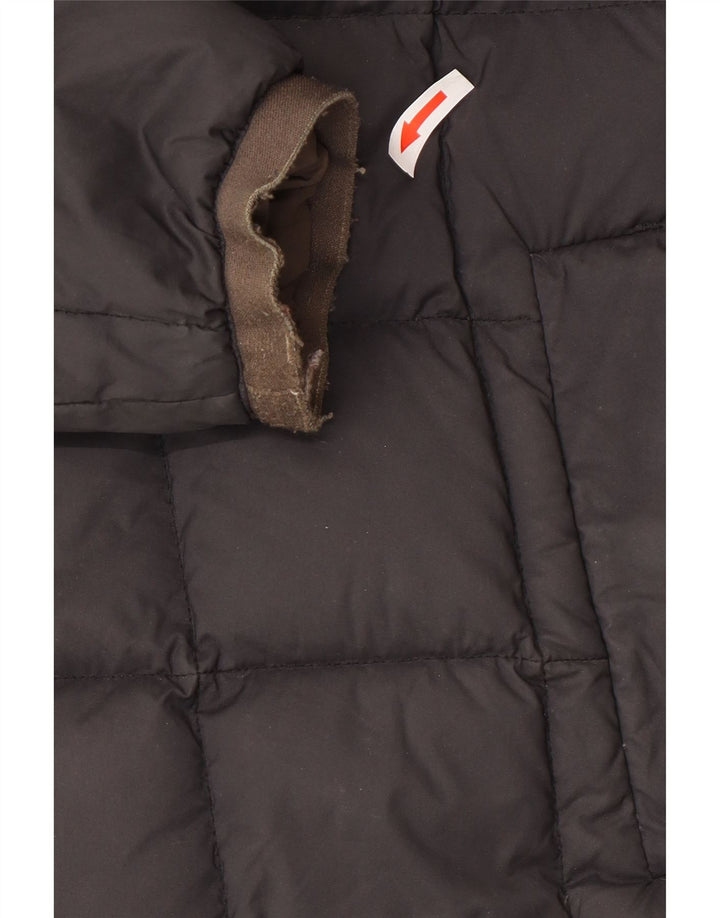 Palton căptușit reversibil cu glugă supradimensionat pentru femei K-Way UK 8 Small Black