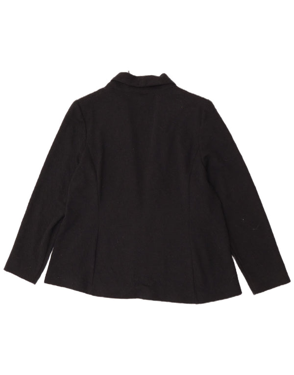 Jachetă pentru femei Marks & Spencer Open Blazer UK 20 2XL Poliester negru