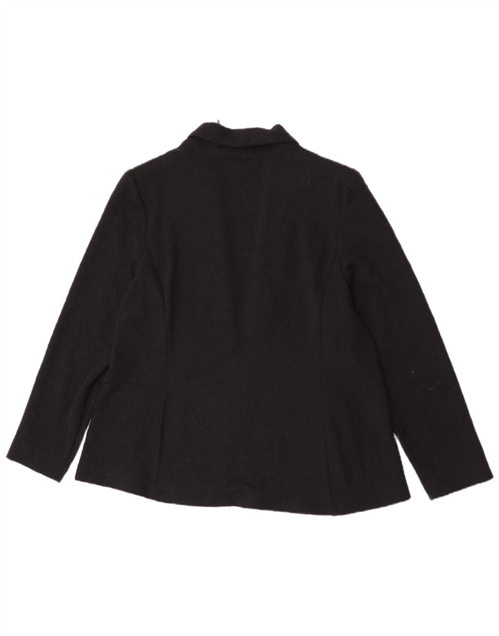 Jachetă pentru femei Marks & Spencer Open Blazer UK 20 2XL Poliester negru