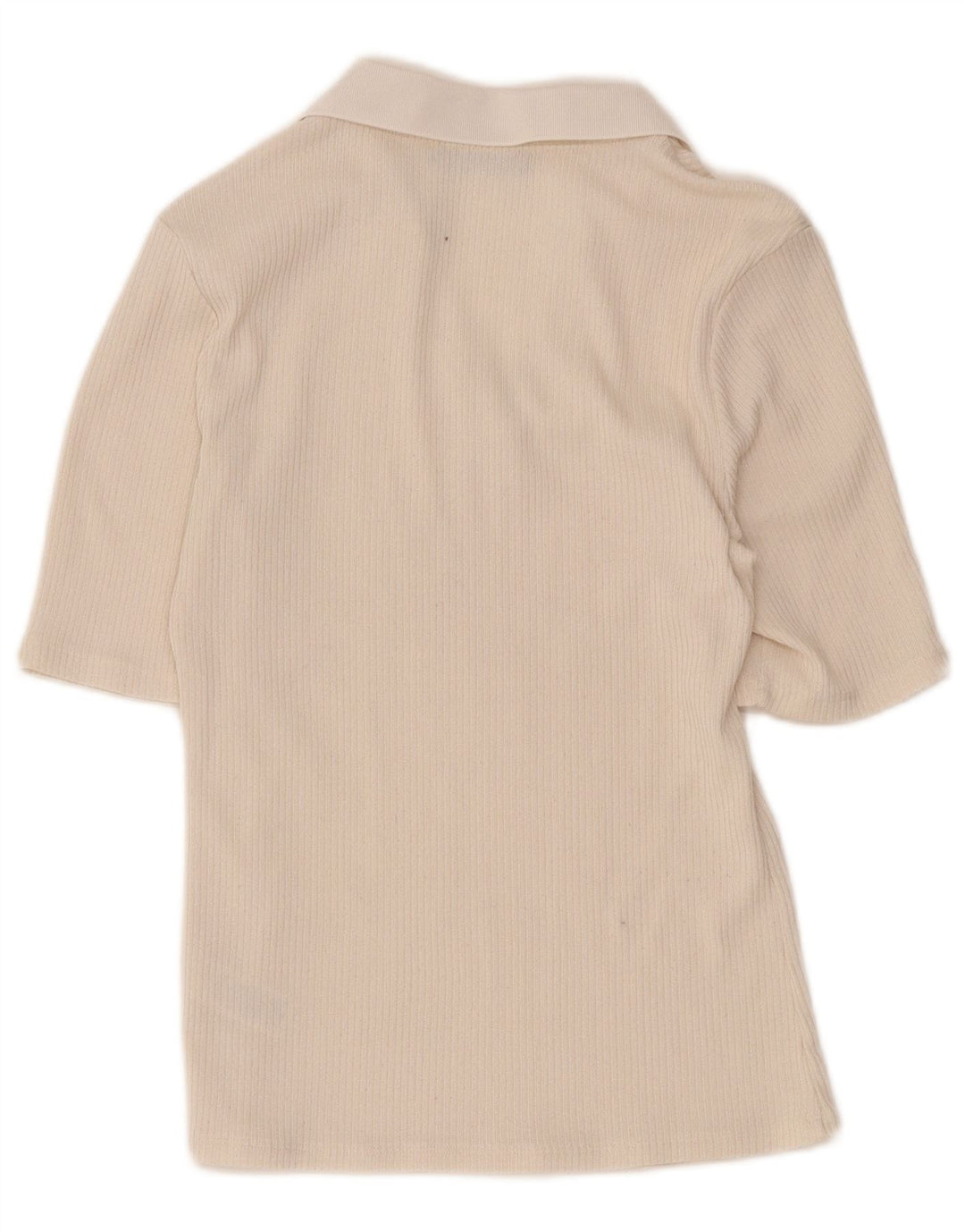 Tricou polo pentru femei Marks & Spencer UK 12 Medium Bej Poliester