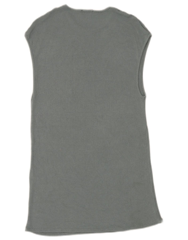 Rochie tricou fără mâneci pentru femei Zara UK 14 Medium Blue