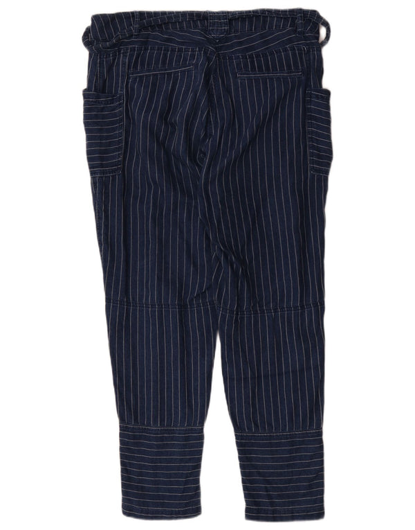 Pantaloni cargo pentru femei Marks & Spencer UK 12 Medium W36 L27 Bleumarin