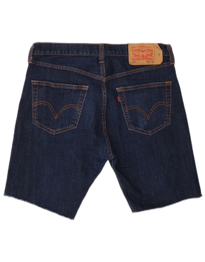 Pantaloni scurți Levi's 501 Denim W32 Medium Bluemarin Bumbac
