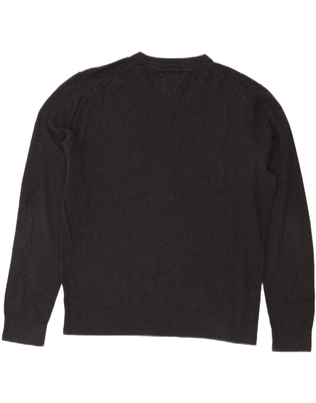 Pulover pentru bărbați TOMMY HILFIGER Pulover cu decolteu în V XL bumbac gri