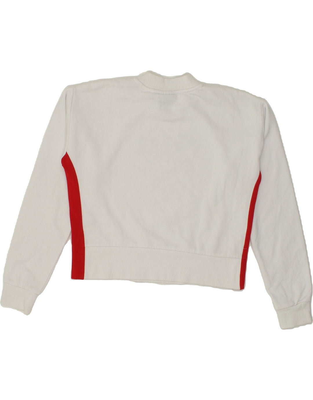 FILA Womens Graphic Sweatshirt Jumper UK 10 Small White Cotton Vintage Fila and Second-Hand Fila from Messina Hembry 