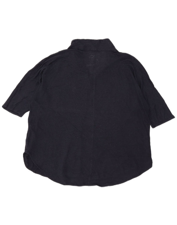 Bluză Massimo Dutti pentru femei, UK 18 XL, in albastru bleumarin