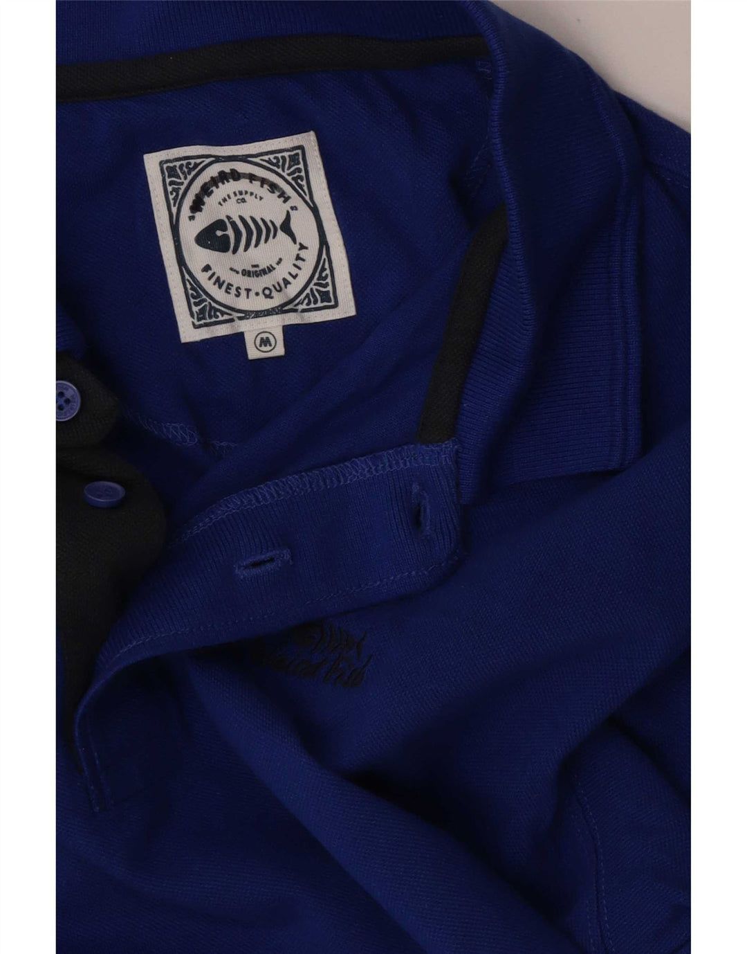 Tricou polo pentru bărbați Weird Fish, albastru mediu