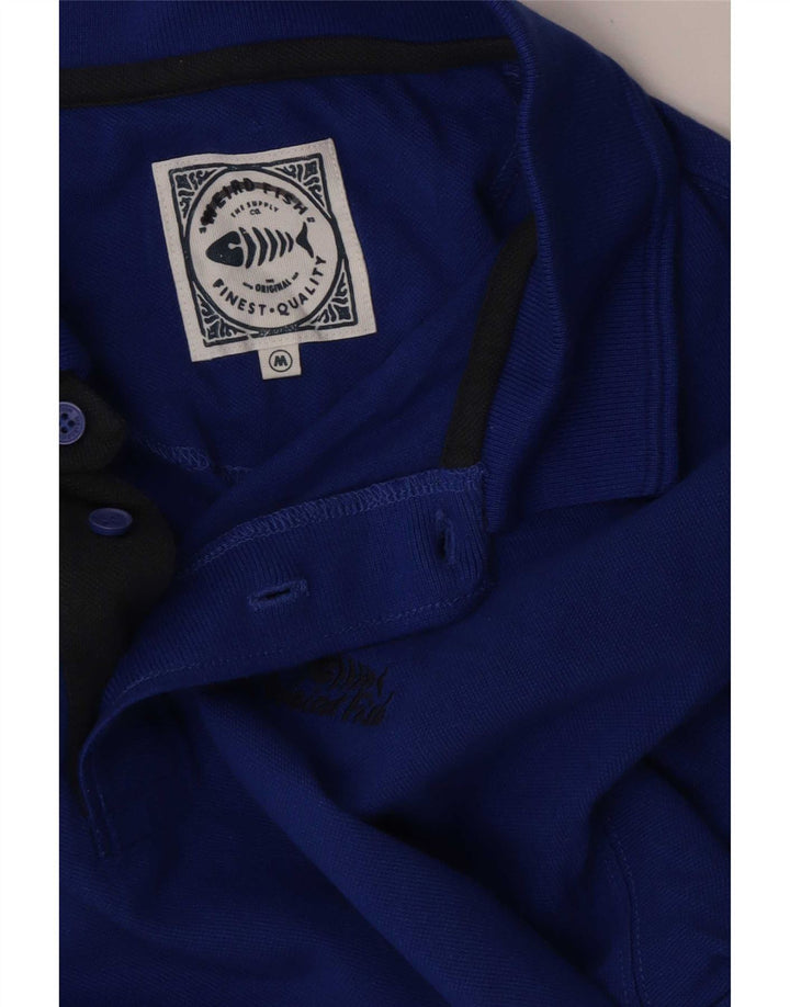 Tricou polo pentru bărbați Weird Fish, albastru mediu