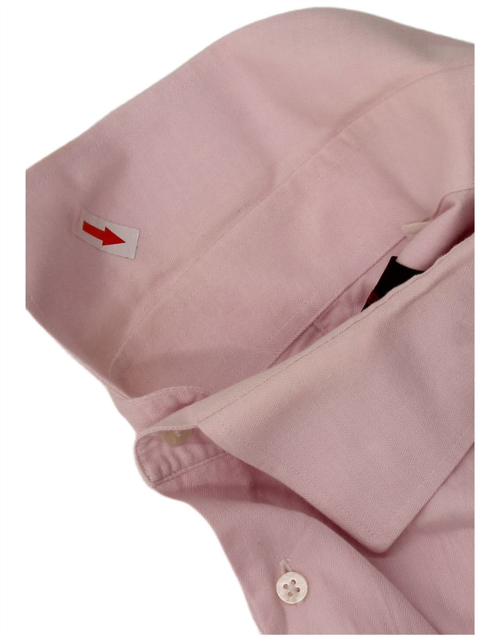 Cămașă pentru bărbați PIERRE CARDIN, bumbac mare, în schemă, roz