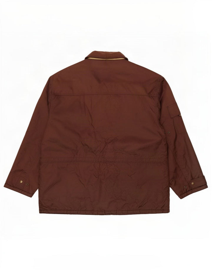 Jachetă căptușită pentru bărbați Lee UK 42 XL, maro, nailon