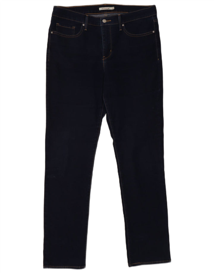 Blugi Levi's 312 Shaping Slim W32 L32 Bumbac albastru bleumarin
