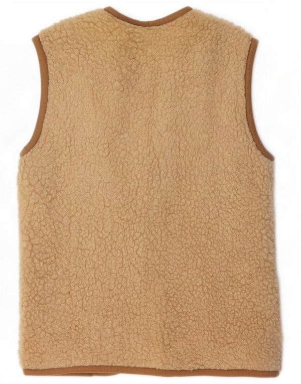 Gilet pentru femei Alwero, UK 18 XL, bej, lână color bloc