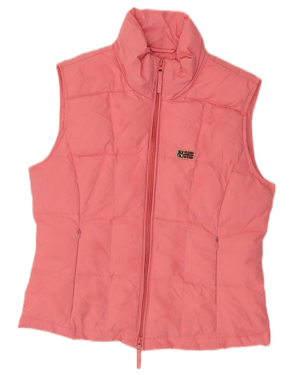 Gilet căptușit pentru femei Napapijri UK 12 Medium Pink