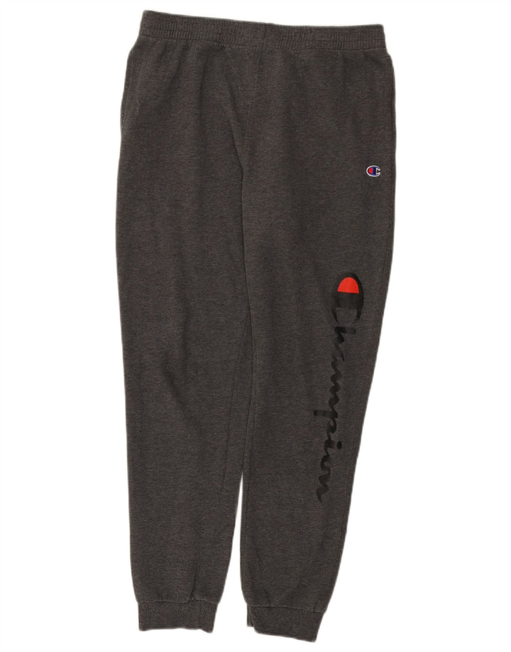 CHAMPION Băieți Grafic Pantaloni Trening Pantaloni Joggeri 13-14 Ani XL Gri