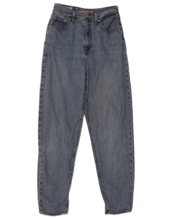Blugi conici pentru femei Levi's W25 L29 Albastru
