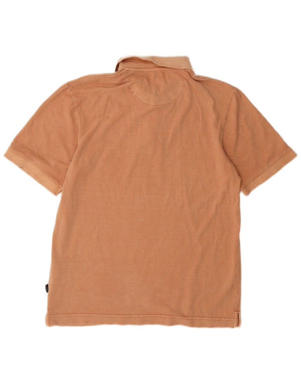 Tricou polo Jack & Jones pentru bărbați, bumbac portocaliu mic