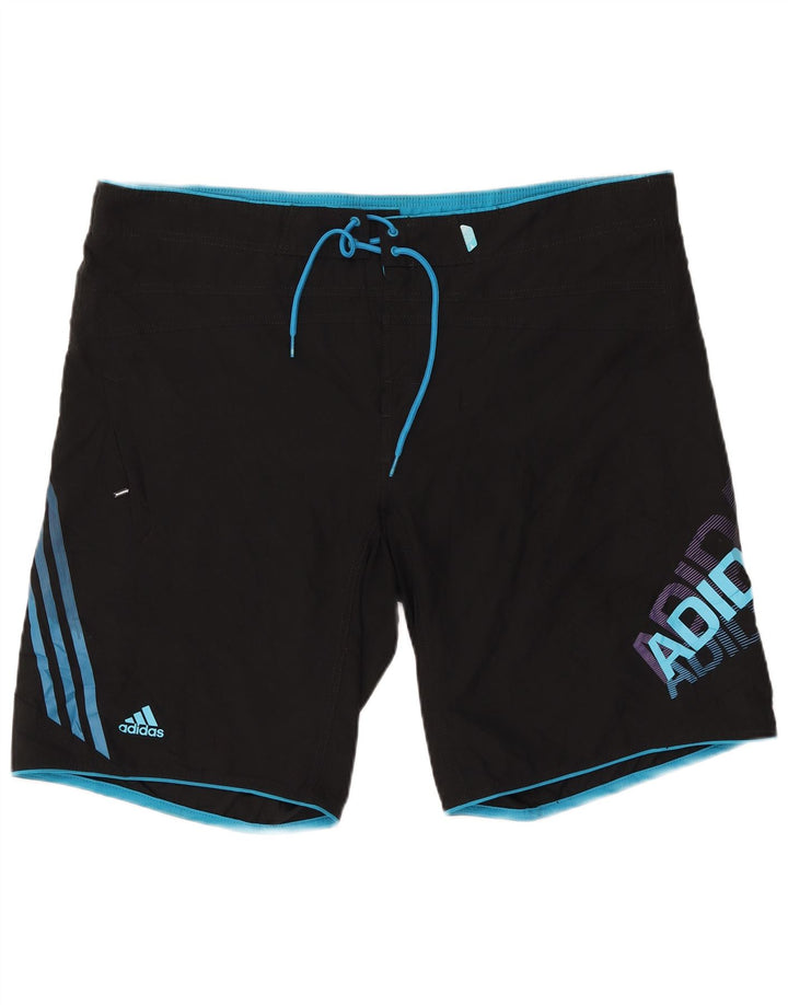 Pantaloni scurți de înot grafic pentru bărbați ADIDAS XL poliester negru