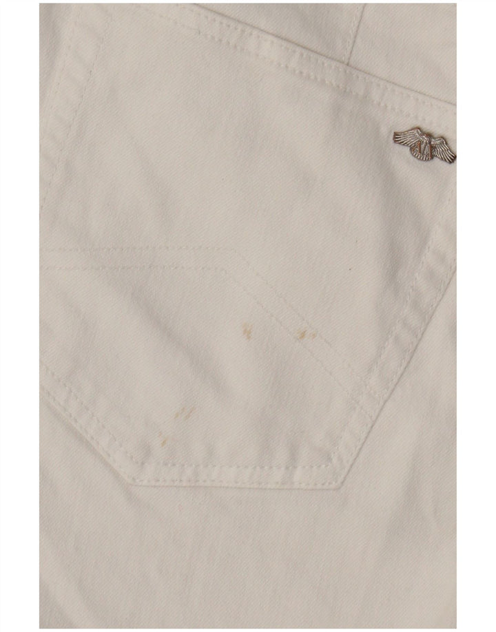 Blugi slim pentru bărbați Armani Exchange L33 L28 Bumbac alb
