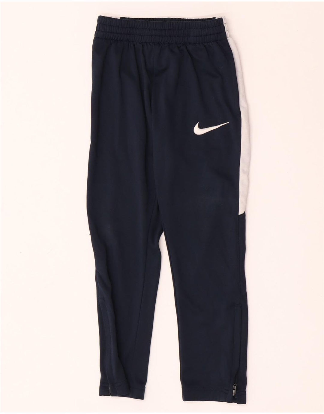 Pantaloni de trening Nike pentru băieți 6-7 ani, mari, bleumarin, color block