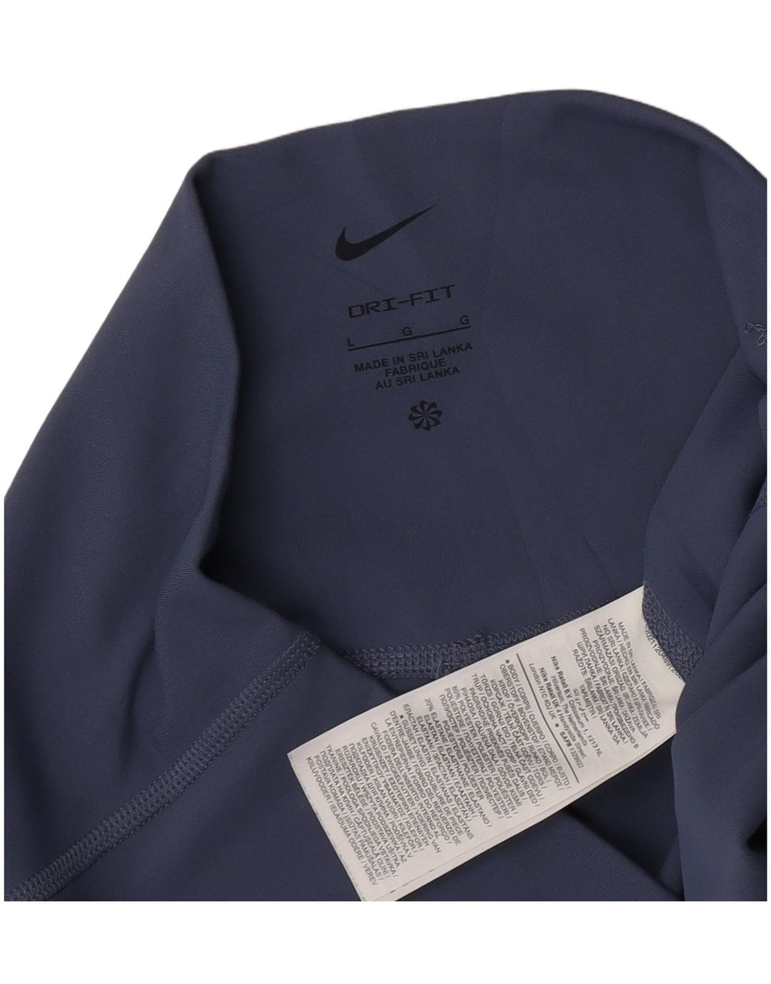 Leggings Dri Fit Nike pentru femei UK 14, mari, albastru, poliester