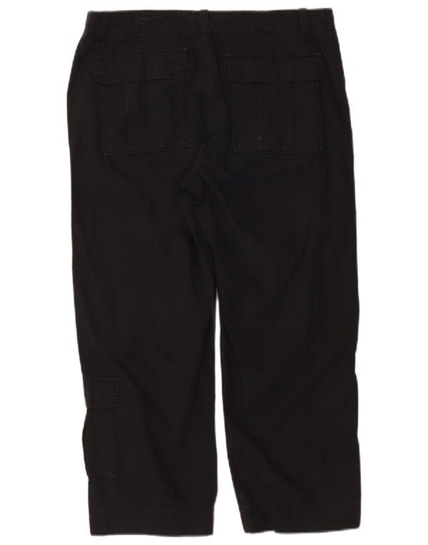 Eddie Bauer Pantaloni Capri Vashon Fit pentru femei US 8 Medium W30 L22 Negru