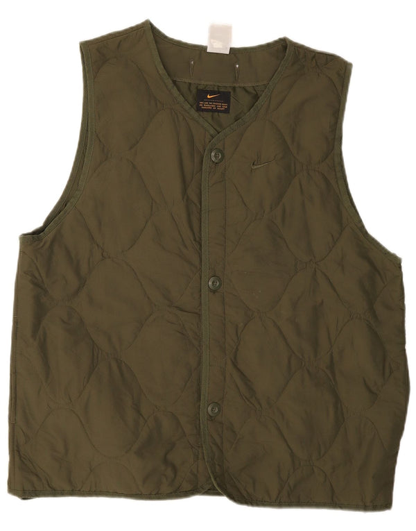 Gilet matlasat Nike Therma-Fit pentru bărbați Marea Britanie 36 Nailon mic kaki