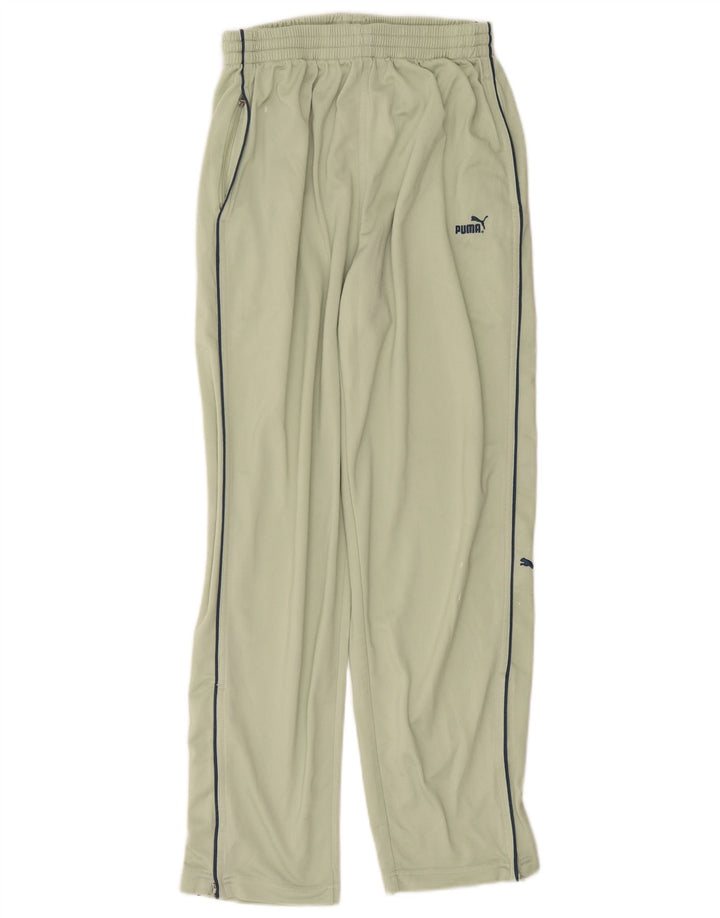 Pantaloni de trening PUMA pentru bărbați, poliester verde mediu