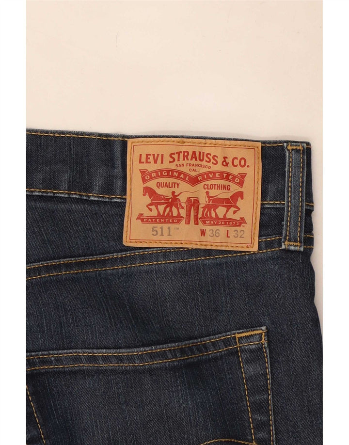 Blugi Levi's 511 Slim pentru femei W36 L32 bleumarin