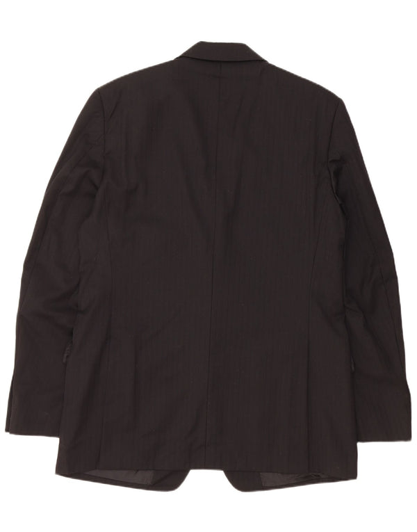 Blazer pentru bărbați HUGO BOSS, cu 2 nasturi, EU 50, mare, negru, cu dungi