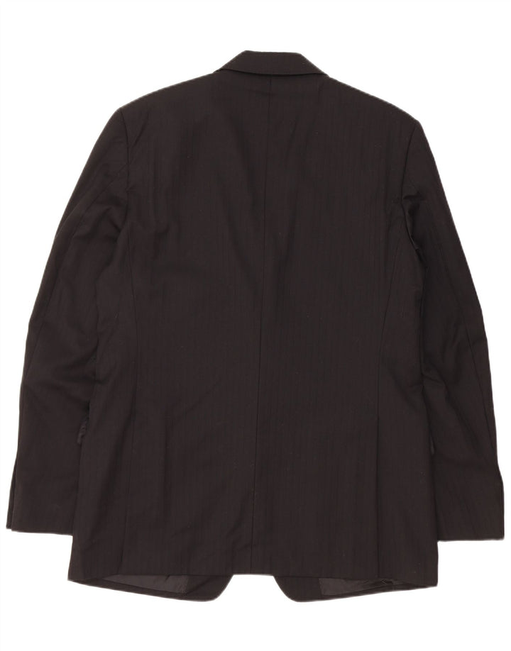 Blazer pentru bărbați HUGO BOSS, cu 2 nasturi, EU 50, mare, negru, cu dungi