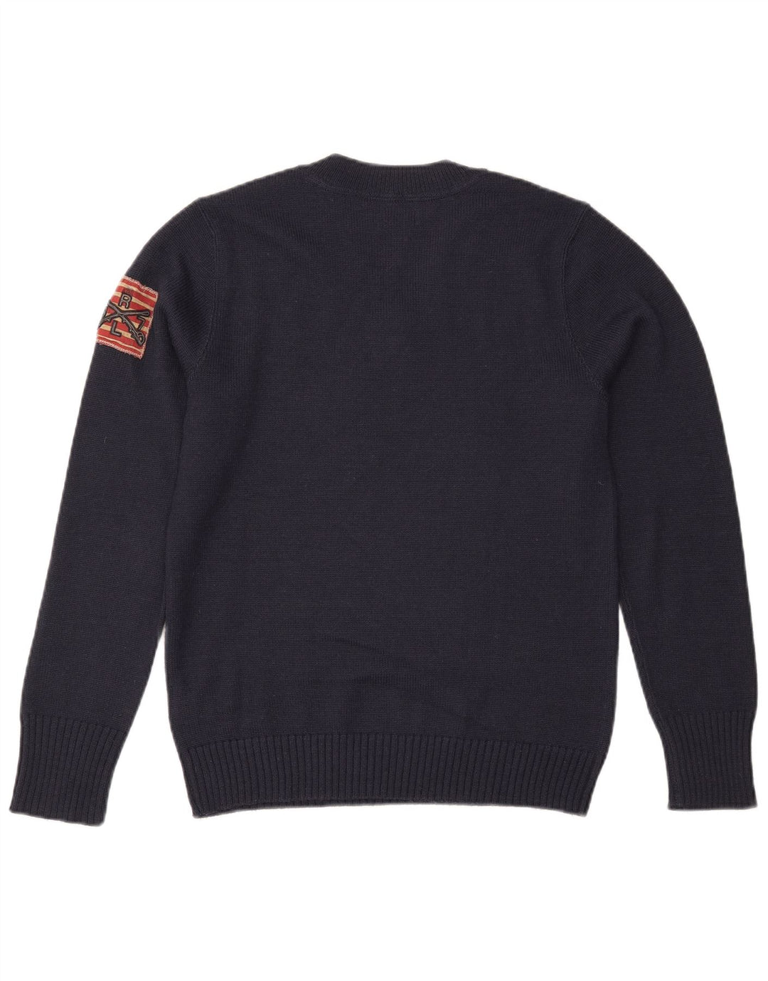 Pulover pentru bărbați Ralph Lauren, cu decolteu în V, mediu acrilic, albastru bleumarin